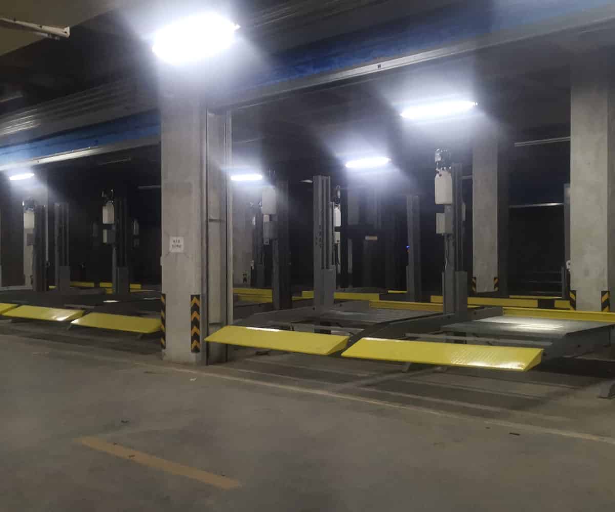 雙柱升降式機(jī)械停車庫過規(guī)劃